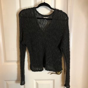 Ecoté knitted cropped sweater